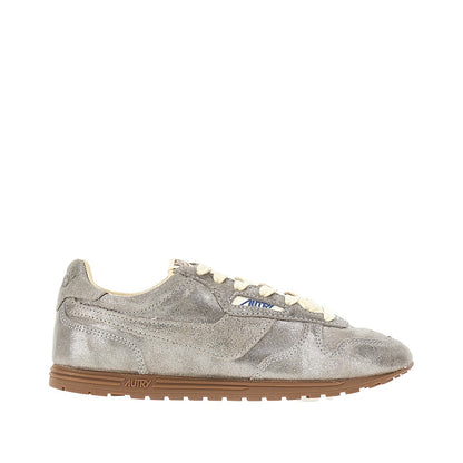 AUTRY Windspin' laminated leather sneakers