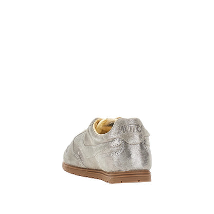 AUTRY Windspin' laminated leather sneakers