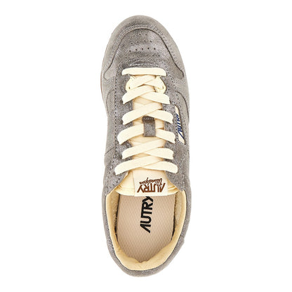 AUTRY Windspin' laminated leather sneakers