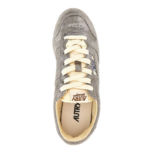 AUTRY Windspin' laminated leather sneakers