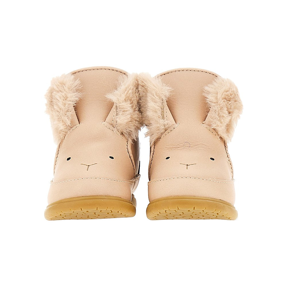 Donsje 'Fluffly Bunny' leather baby boots