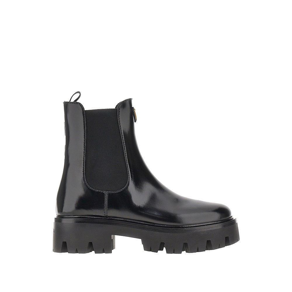 PRADA Spazzolato leather Chelsea boots