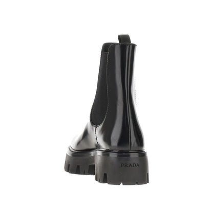 PRADA Spazzolato leather Chelsea boots