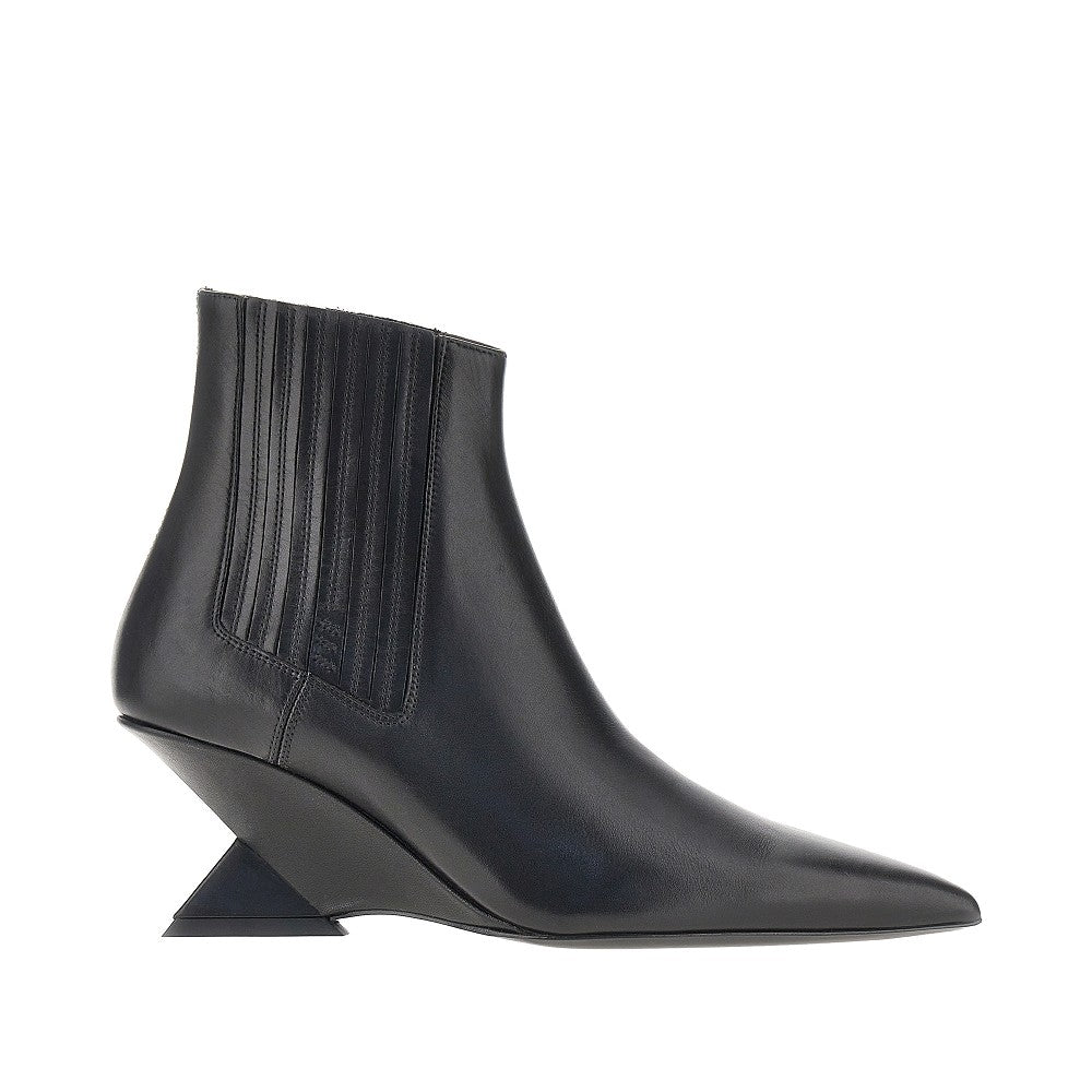 THE ATTICO Cheope' leather ankle boots