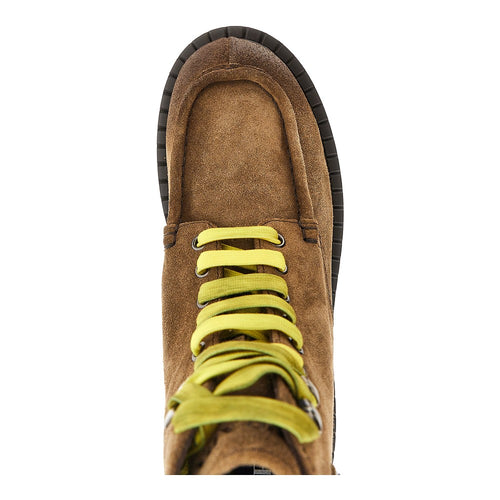 Prada Old effect suede leather laced boost
