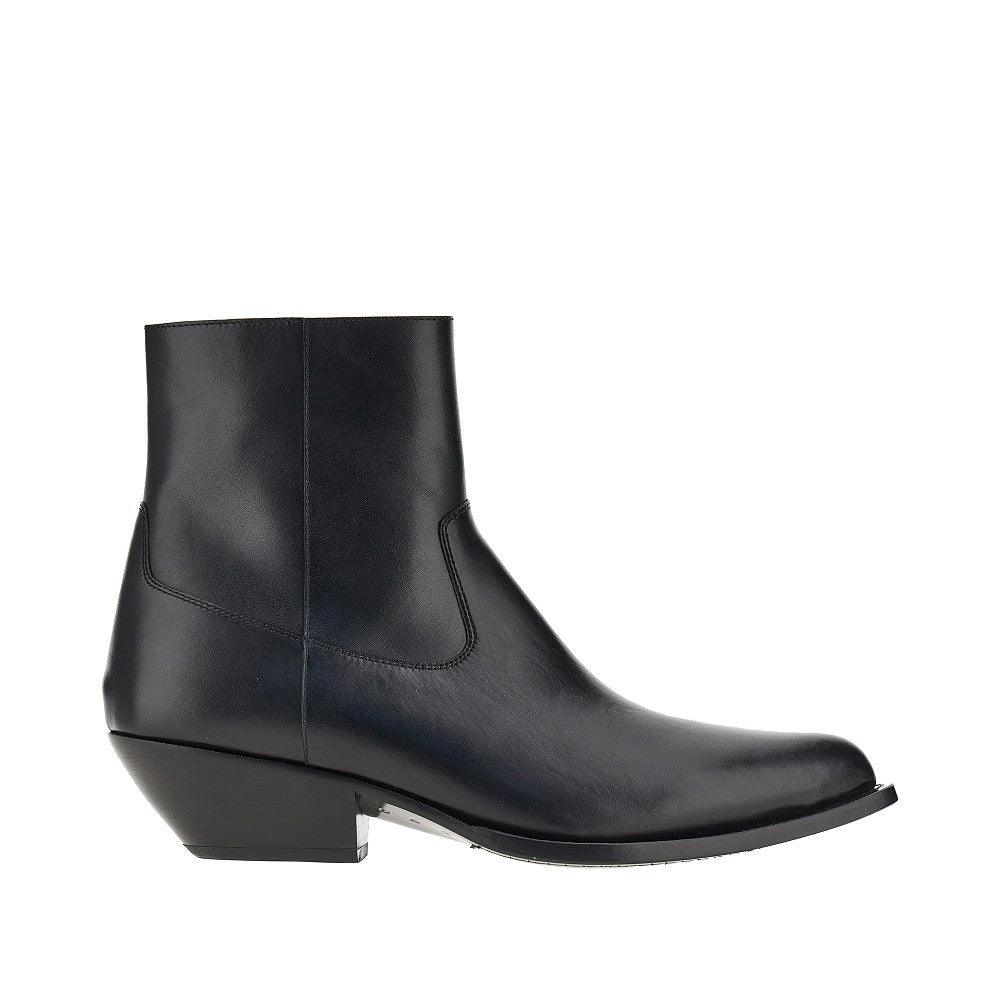 CELINE Leon' leather ankle boots