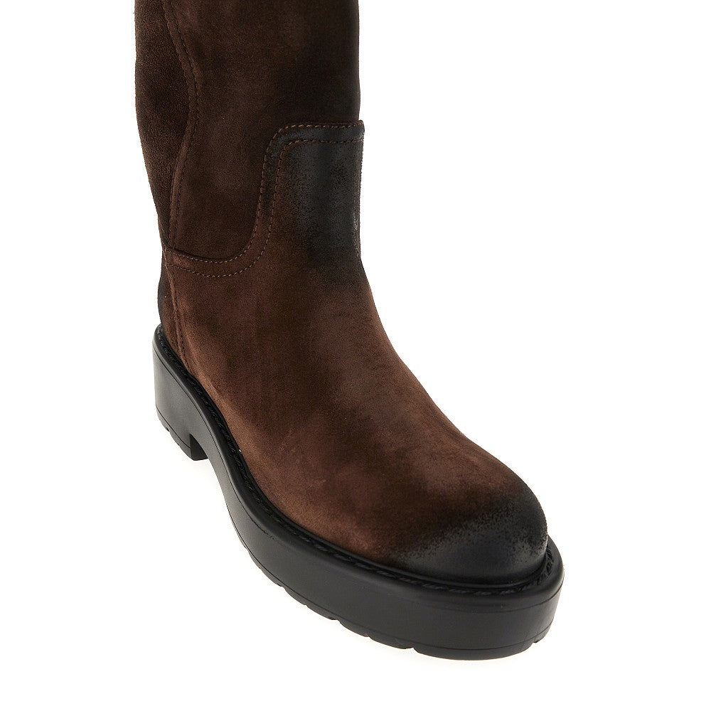 MIU MIU Suede leather boots