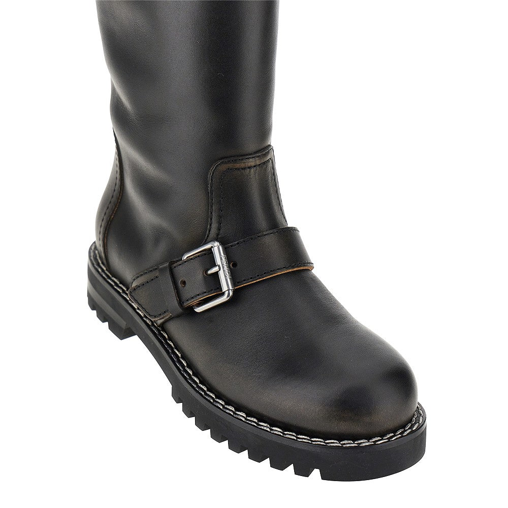 Fendi 'Fendi Commando' leather boots