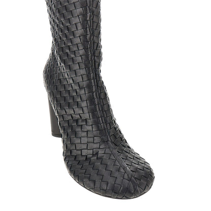 Bottega Veneta Intrecciato nappa leather 'Cherry' boots