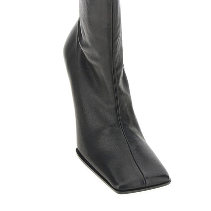 ALAIA Soft Square keather boots