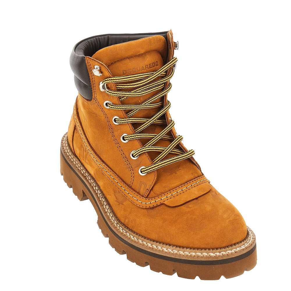 DSQUARED2 D2 Monogram' nubuck leather boots