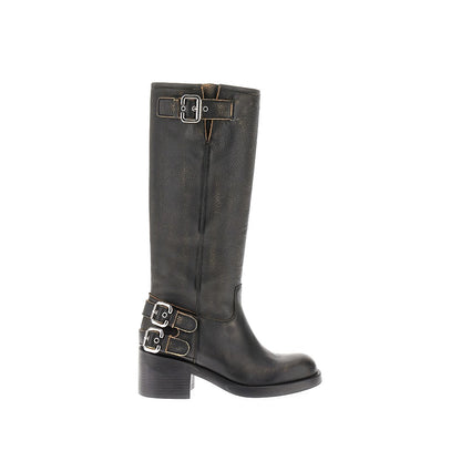 CHLOE' 'Dakota' grained leather boots