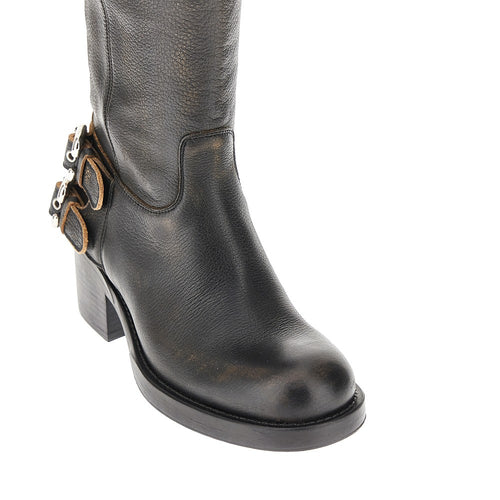 CHLOE' 'Dakota' grained leather boots