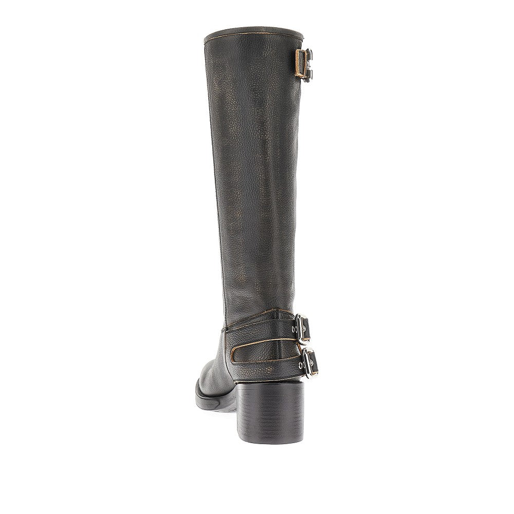 CHLOE' 'Dakota' grained leather boots
