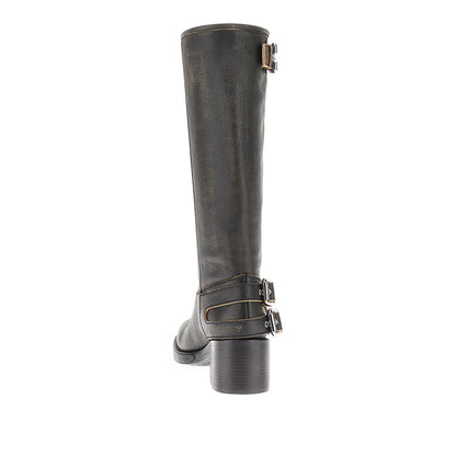 CHLOE' 'Dakota' grained leather boots