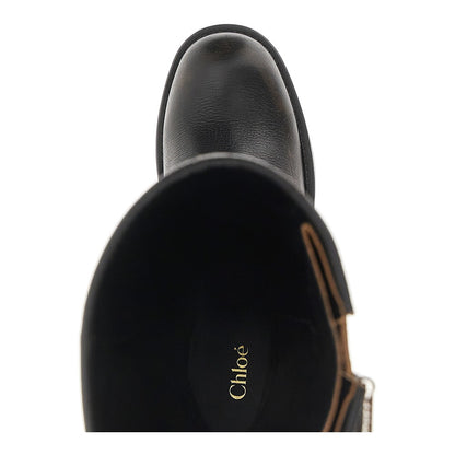 CHLOE' 'Dakota' grained leather boots