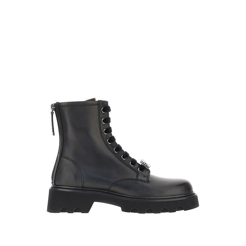 ROGER VIVIER Leather Viv' Rangers Truck boots