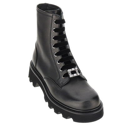 ROGER VIVIER Leather Viv' Rangers Truck boots