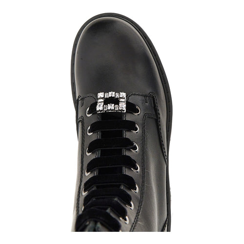 ROGER VIVIER Leather Viv' Rangers Truck boots