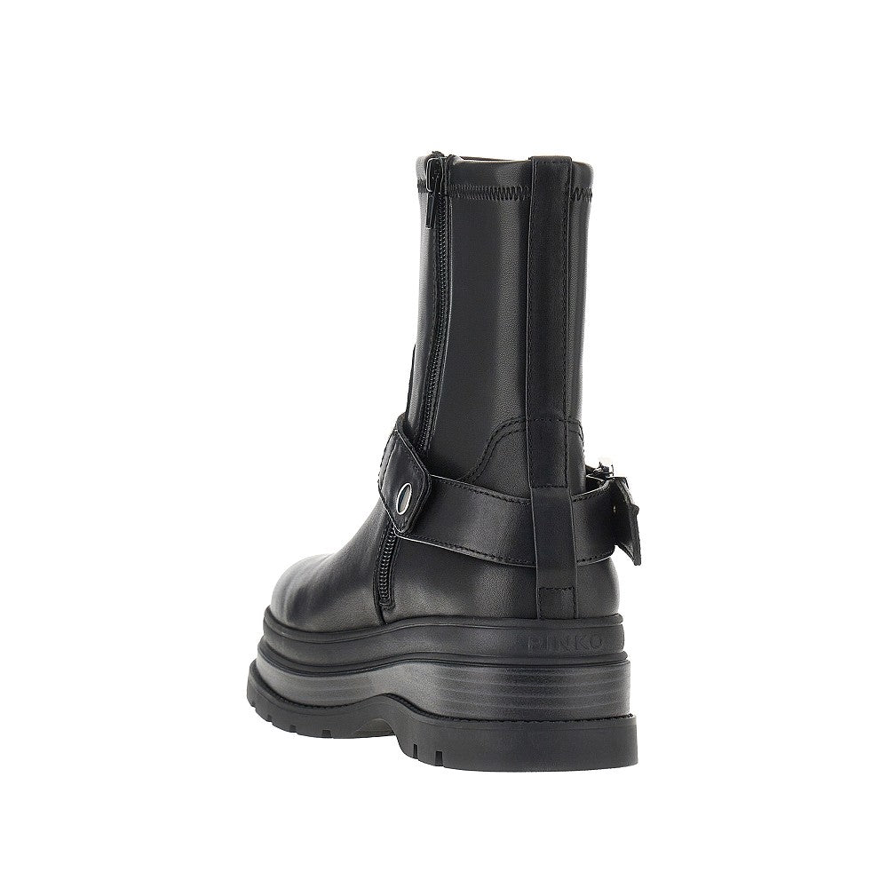 PINKO Eva' leather boots