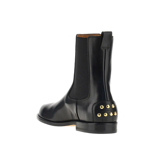 Tod's 'Metal Dots' leather Chelsea boots