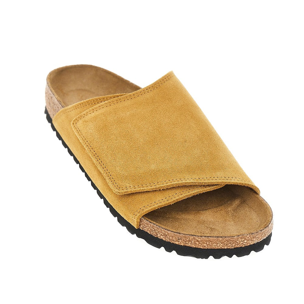 BIRKENSTOCK Solana' suede leather slides