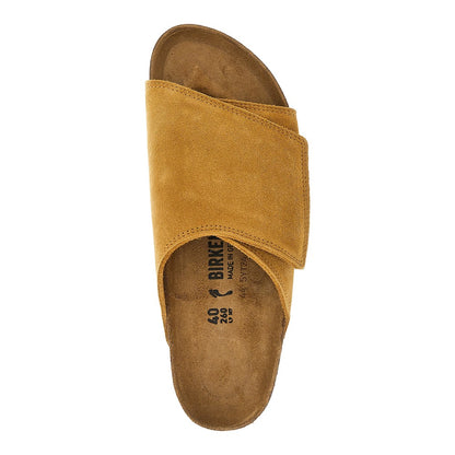 BIRKENSTOCK Solana' suede leather slides