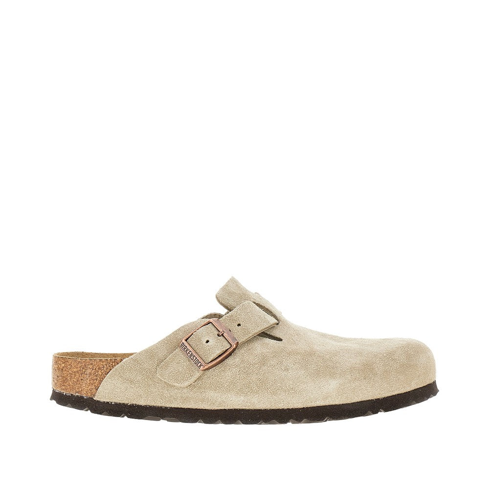 BIRKENSTOCK 'Boston' suede leather sabot