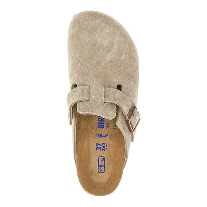 BIRKENSTOCK 'Boston' suede leather sabot