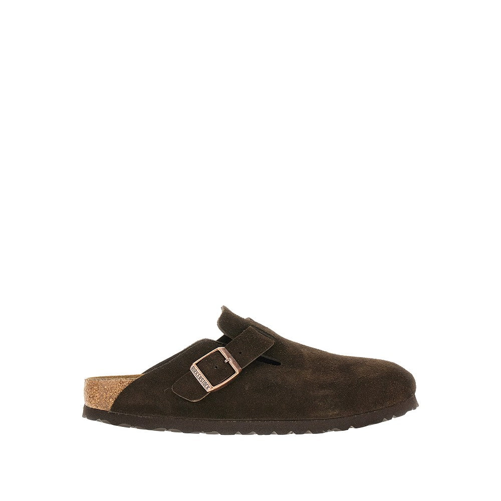 BIRKENSTOCK 'Boston' suede leather sabot