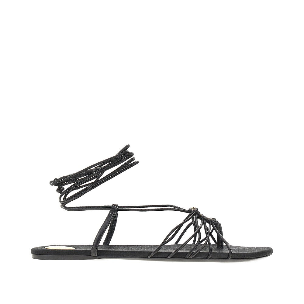 SAINT LAURENT Babylone' leather flat sandals