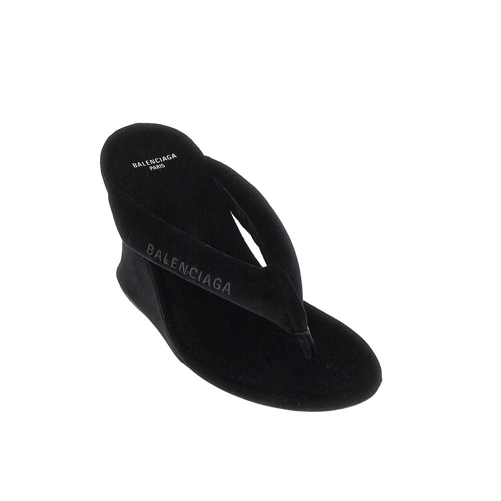 BALENCIAGA Gaeta' wedge thong sandals