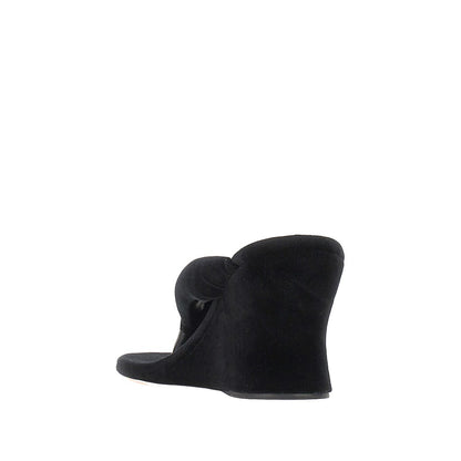 BALENCIAGA Gaeta' wedge thong sandals
