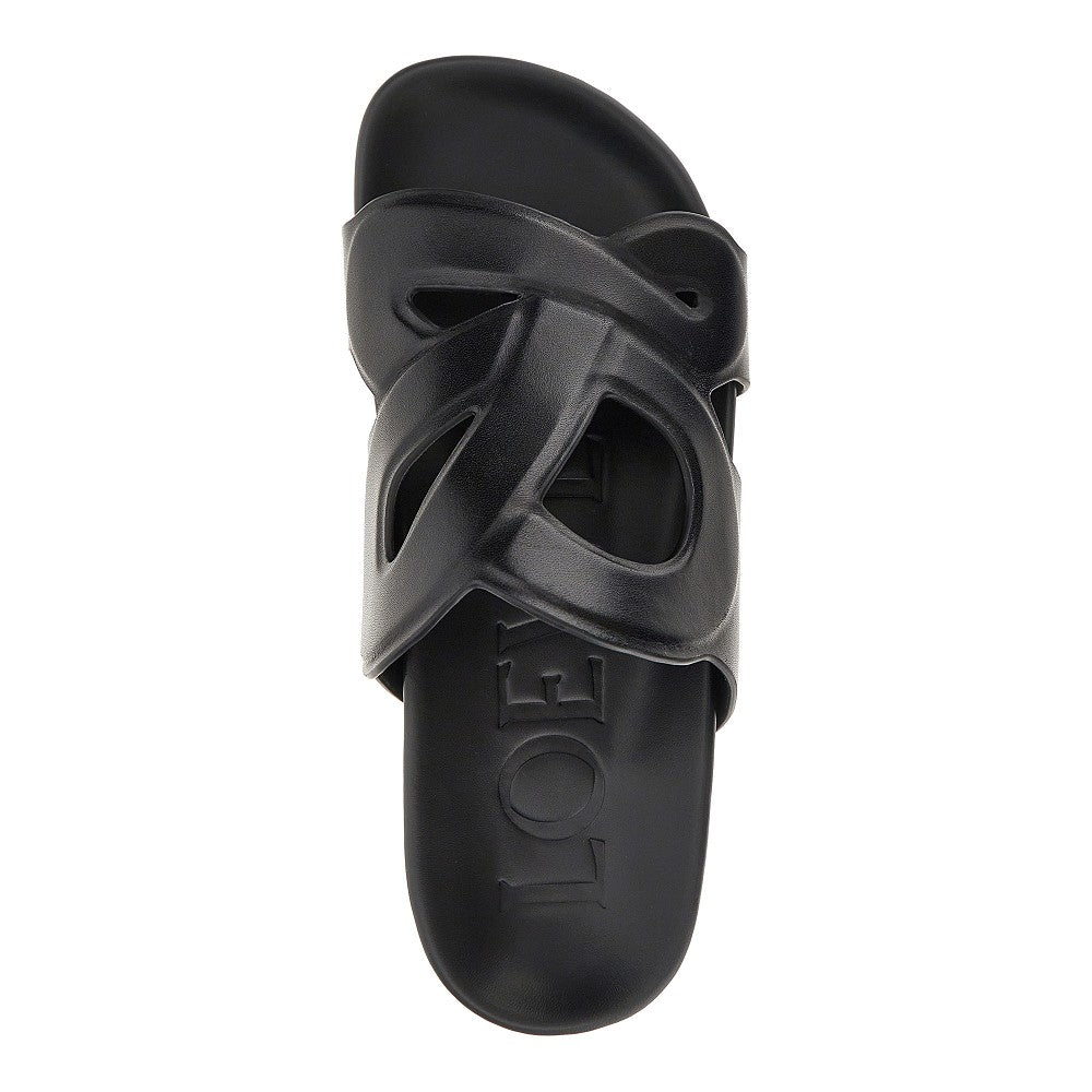 LOEWE Ease Monogram' leather slides