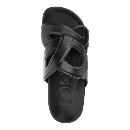 LOEWE Ease Monogram' leather slides