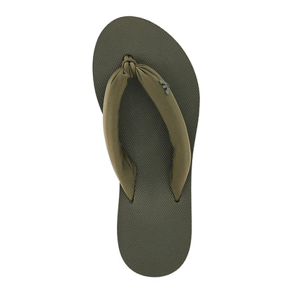 EMPORIO ARMANI Rubber thong slides with Eagle logo