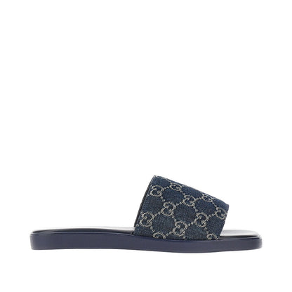 GUCCI GG denim slides