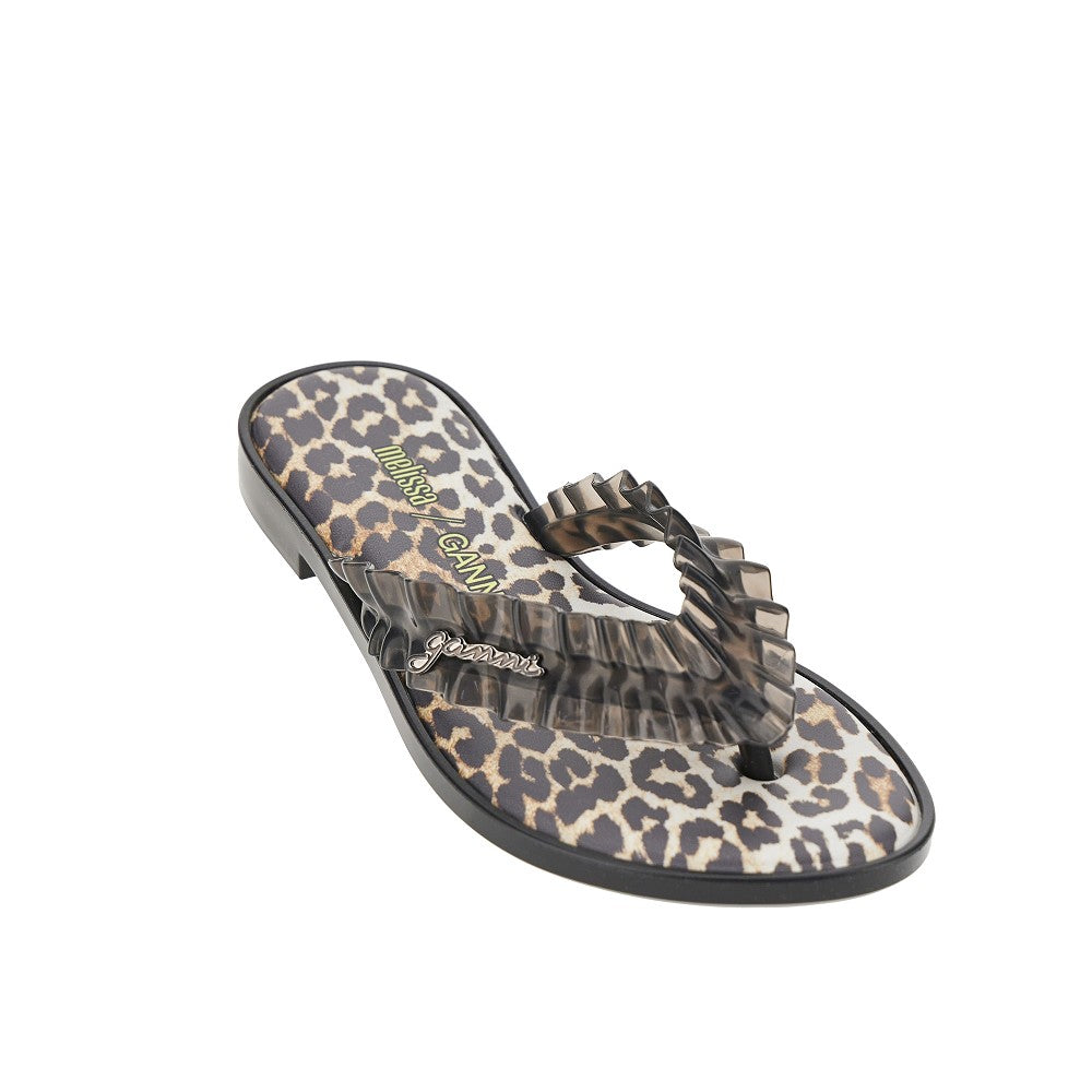 Ganni GANNI x Melissa rubber thong slides