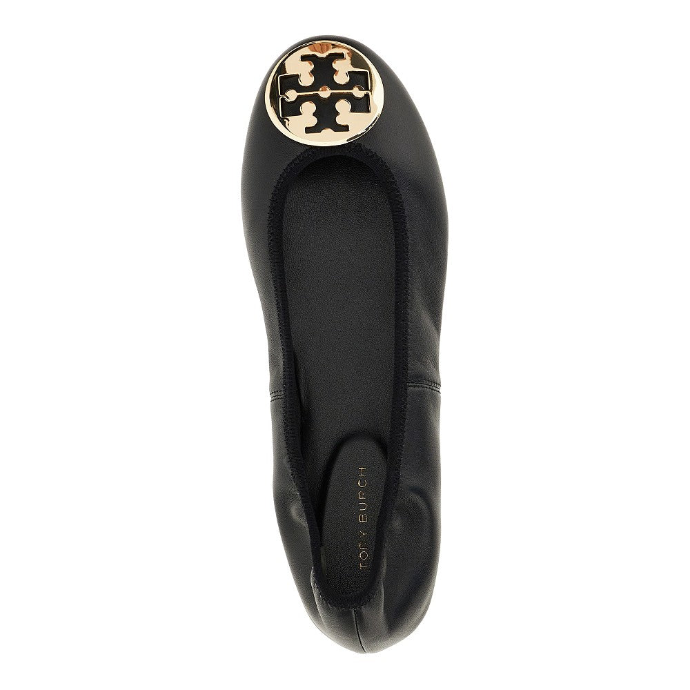 TORY BURCH Reva' nappa leather ballerinas