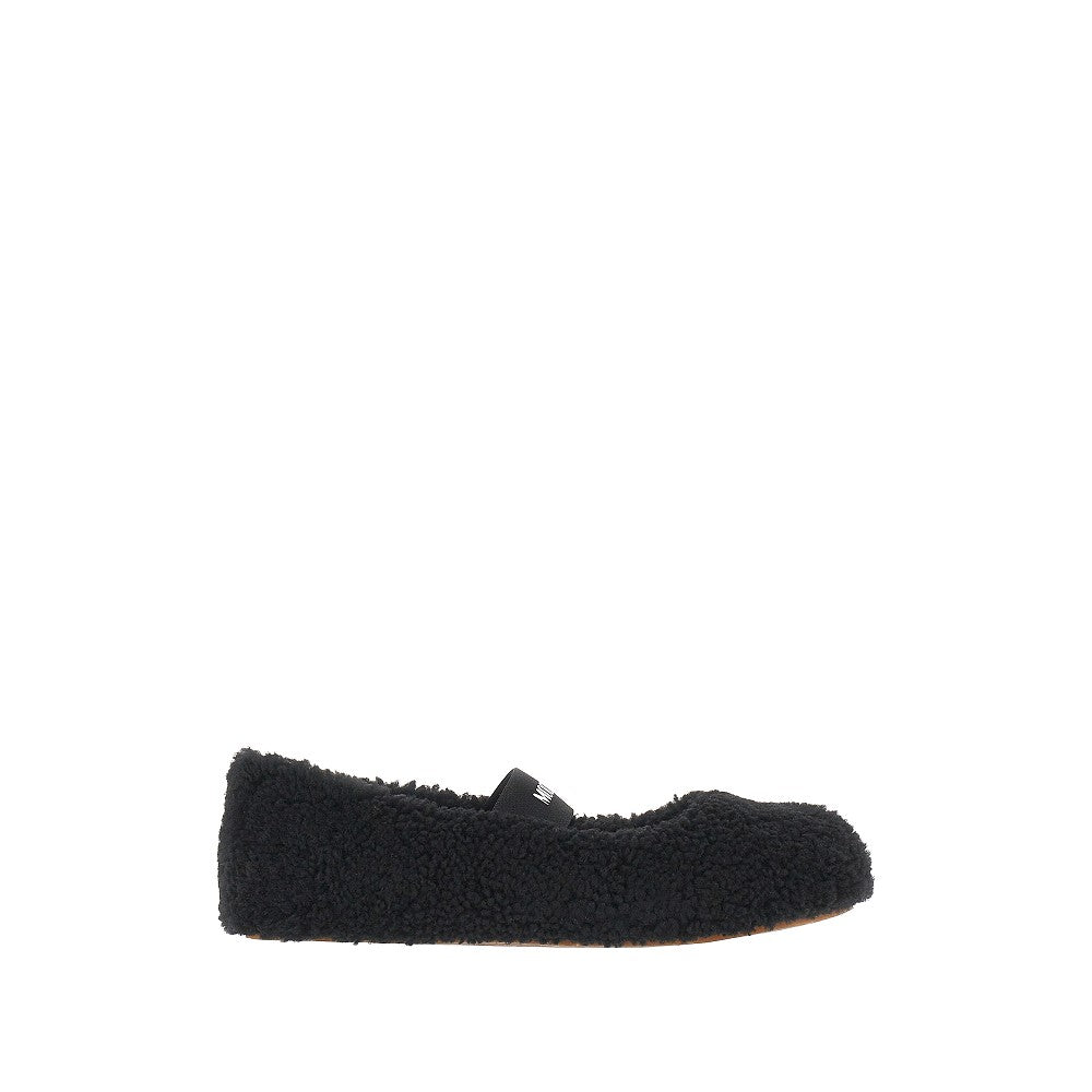 Moon Boot Shearling ballet flats