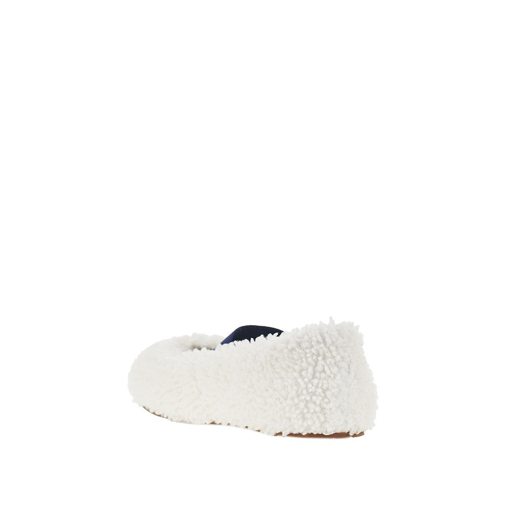 Moon Boot Shearling ballet flats