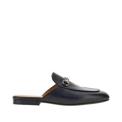 GUCCI Leather 'Princetown' sabot with Horsebit