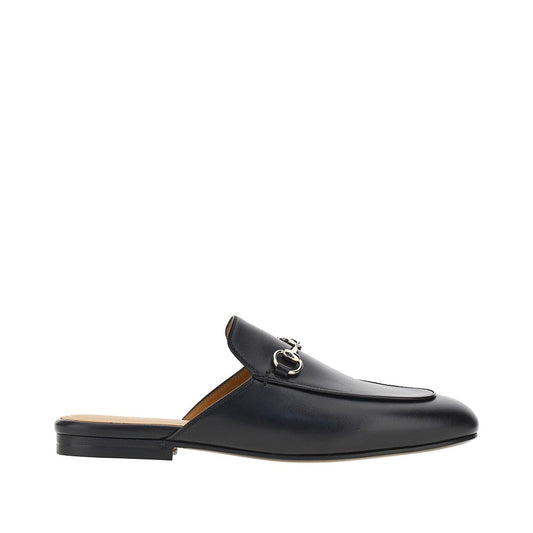 GUCCI Leather 'Princetown' sabot with Horsebit