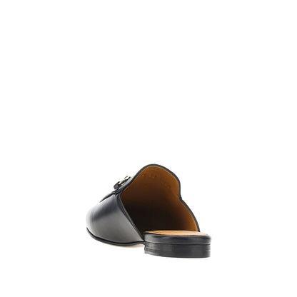 GUCCI Leather 'Princetown' sabot with Horsebit