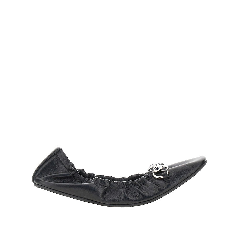 GUCCI Prima' leather ballerinas with Horsebit