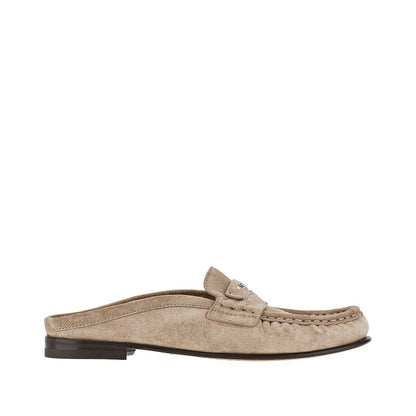 FENDI Fendi Scrunch' suede leather sabot