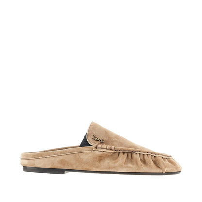Saint Laurent 'Le Loafer' suede leather mules