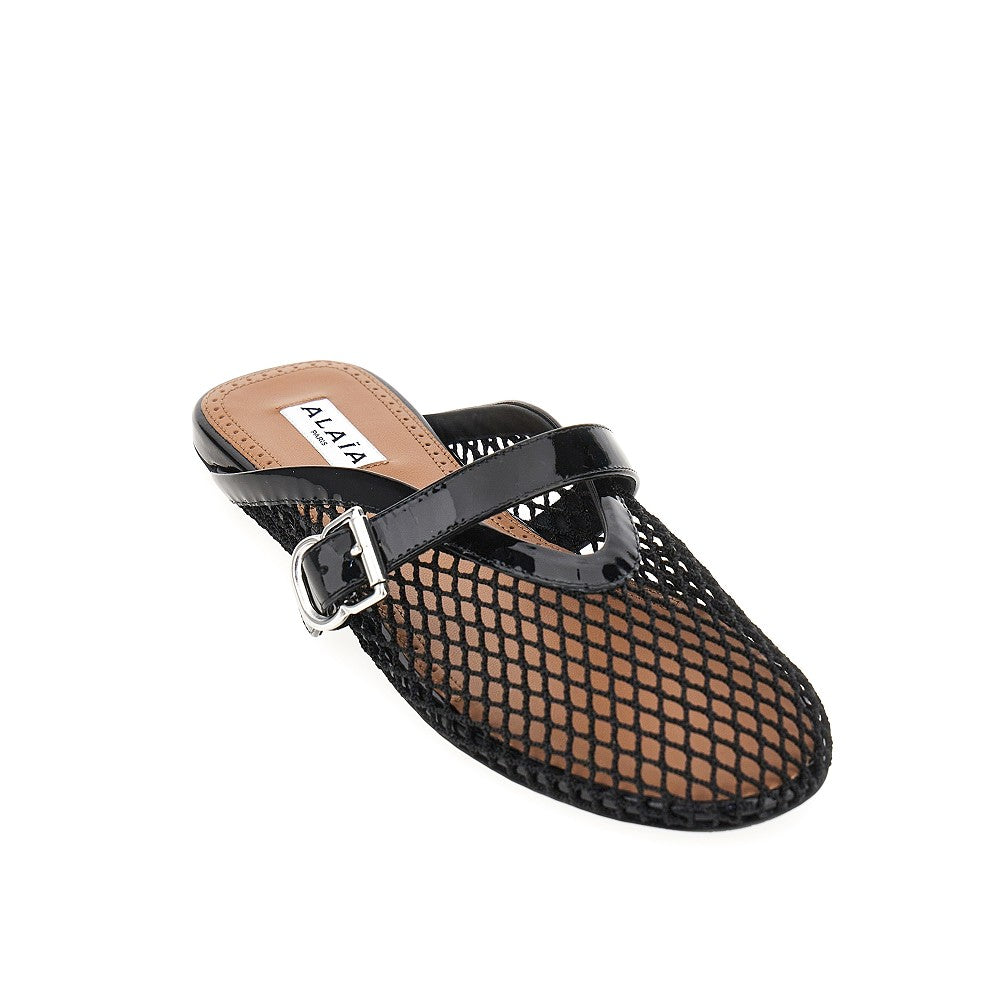 ALAIA Net flat mules