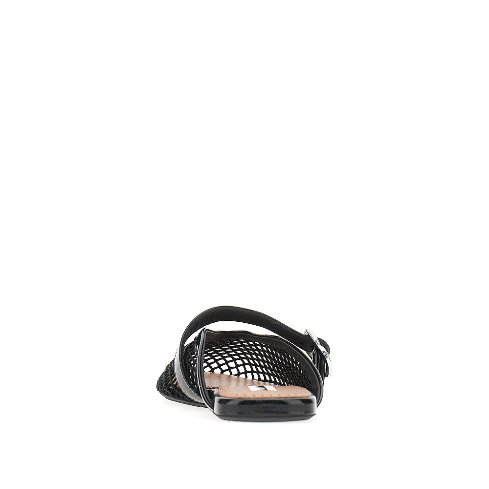 ALAIA Net flat mules