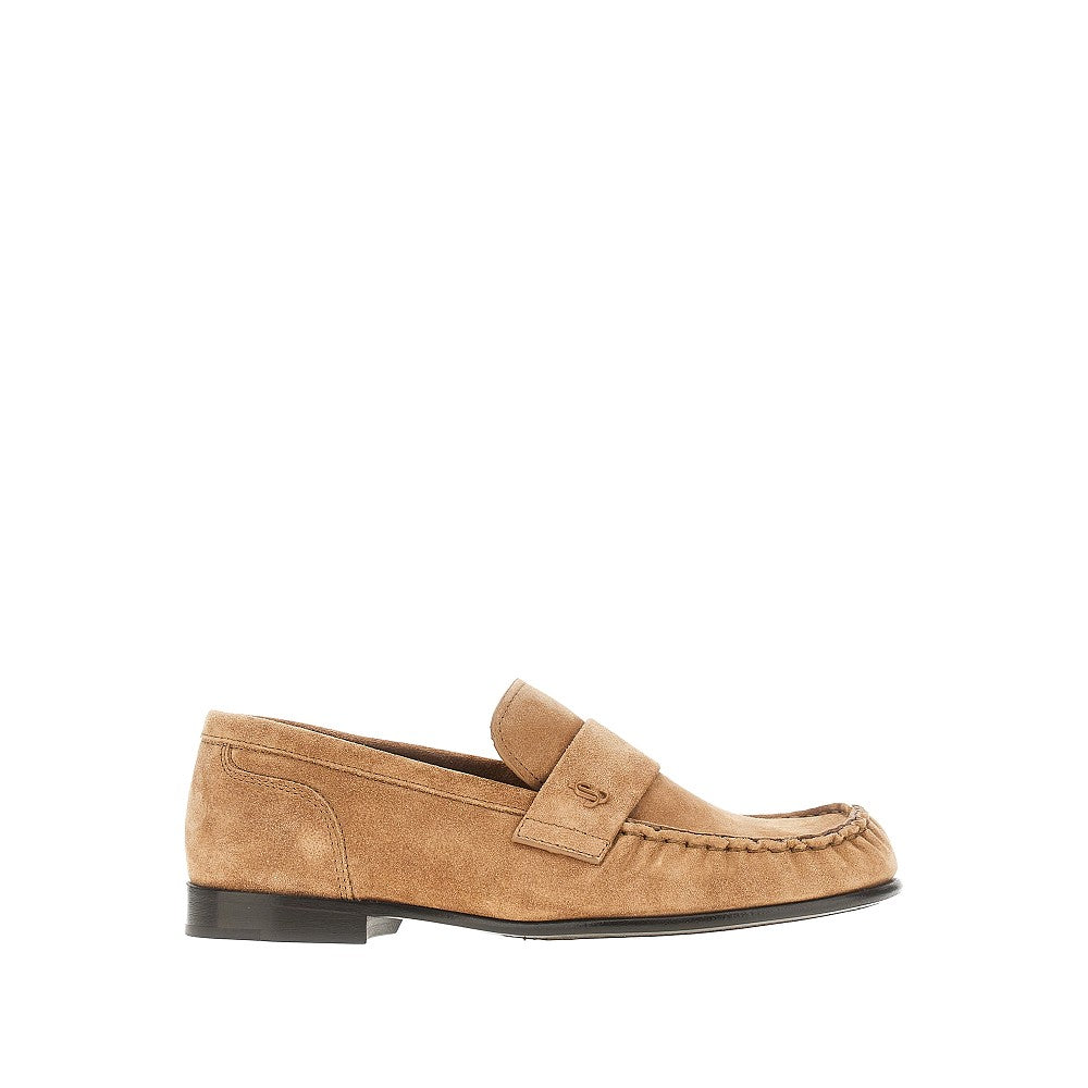 JIMMY CHOO Ellis' suede leather loafers